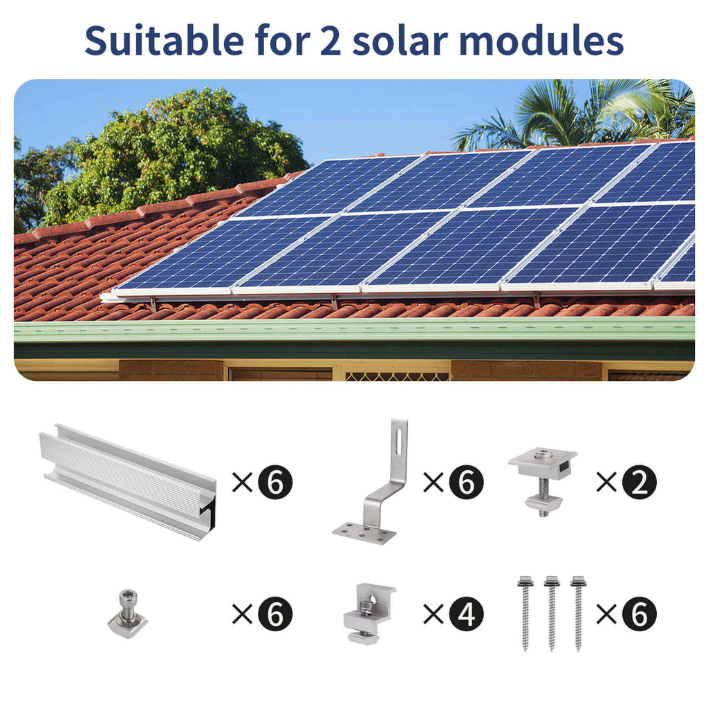 Aluminum Solar Panel Roof Mount