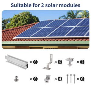 Support de toit pour panneau solaire en aluminium