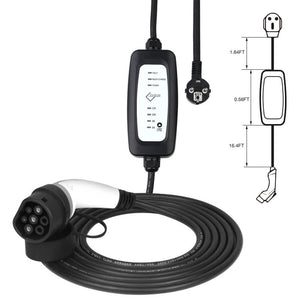 Chargeur EV Portable IEC 62196-2 16A Schuko