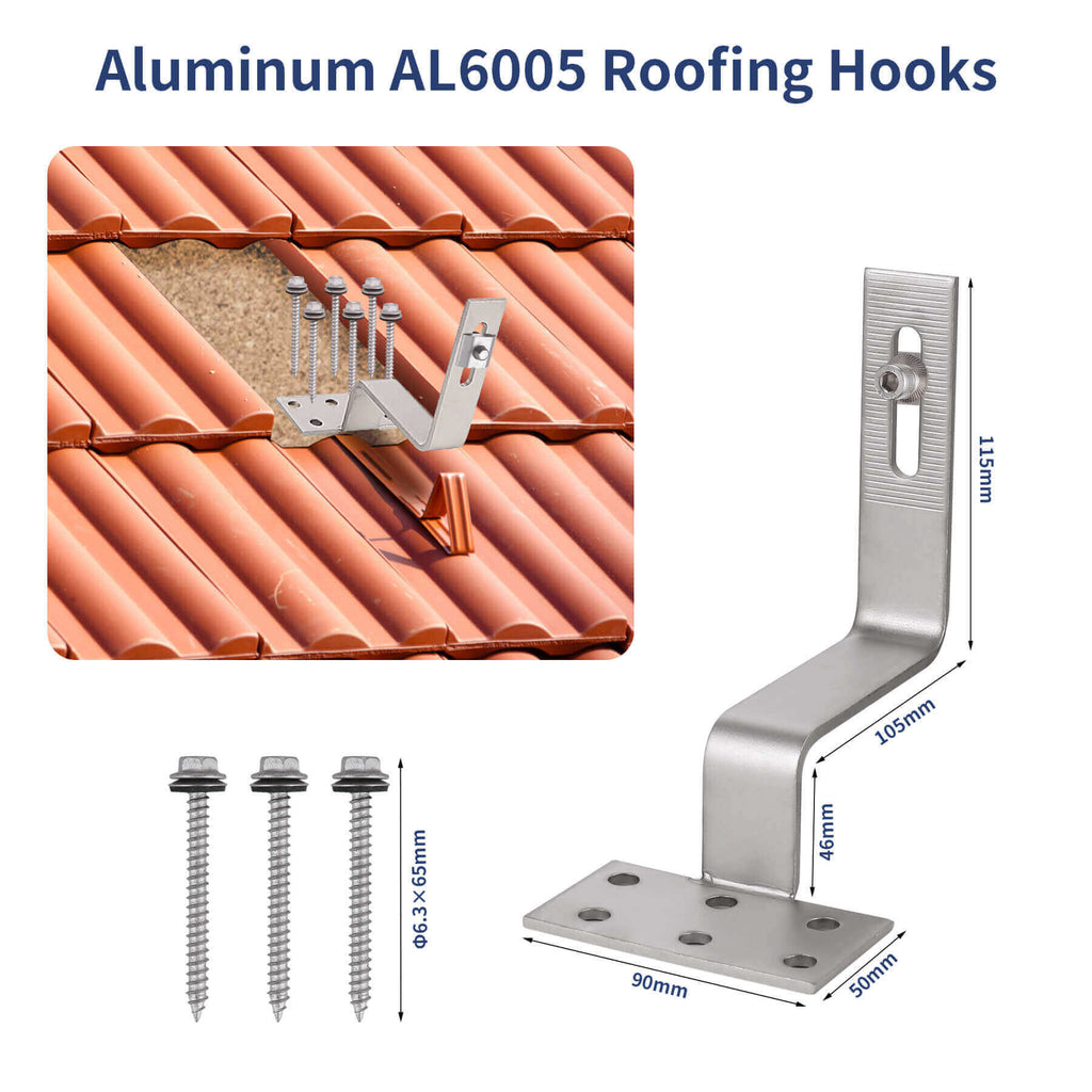 Aluminum Solar Panel Roof Mount