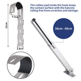 Solar Panel Mounting Brackets for Balcony Balustrades