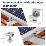 Support de toit pour panneau solaire en aluminium