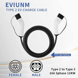 EVIEUN Charging Cable 11kW 5M 16A 3-phase