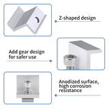 Kit morsetto terminale staffa modulo solare in alluminio 12 pezzi